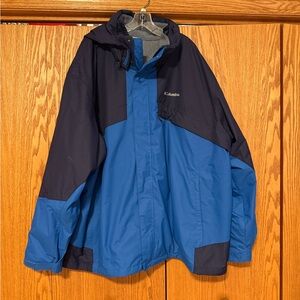Columbia Bugaboo interchange jacket, blue, 5X